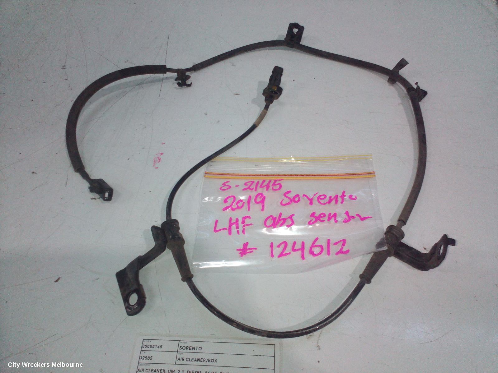 KIA SORENTO AIR CLEANER/BOX, AIR CLEANER, UM, 2.2, DIESEL, 06/2015 - 01/2020
