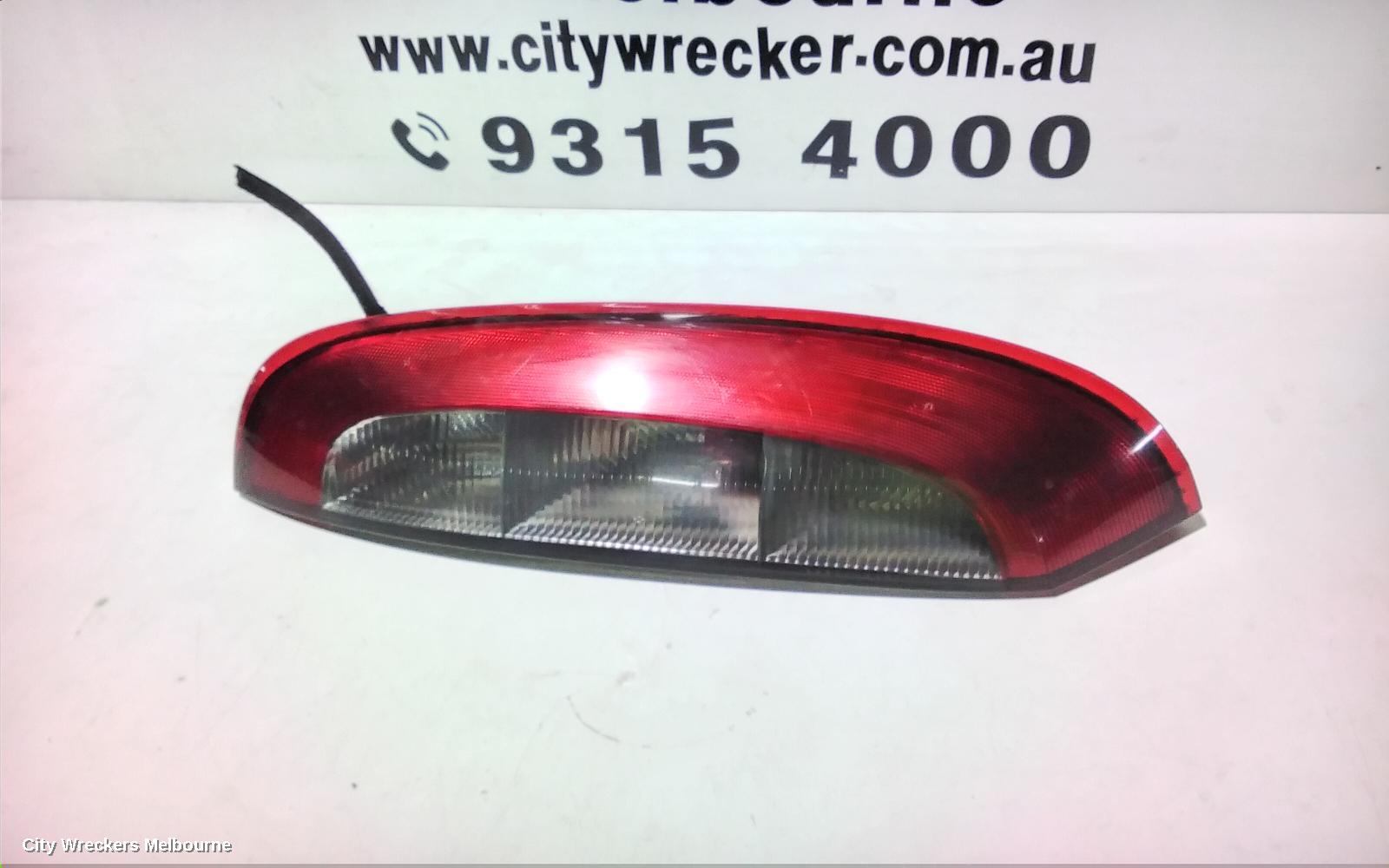 HOLDEN BARINA LEFT TAILLIGHT, XC, 3DR/5DR HATCH (NOT SRI-BLACK TINT), 03/2001 - 01/2004