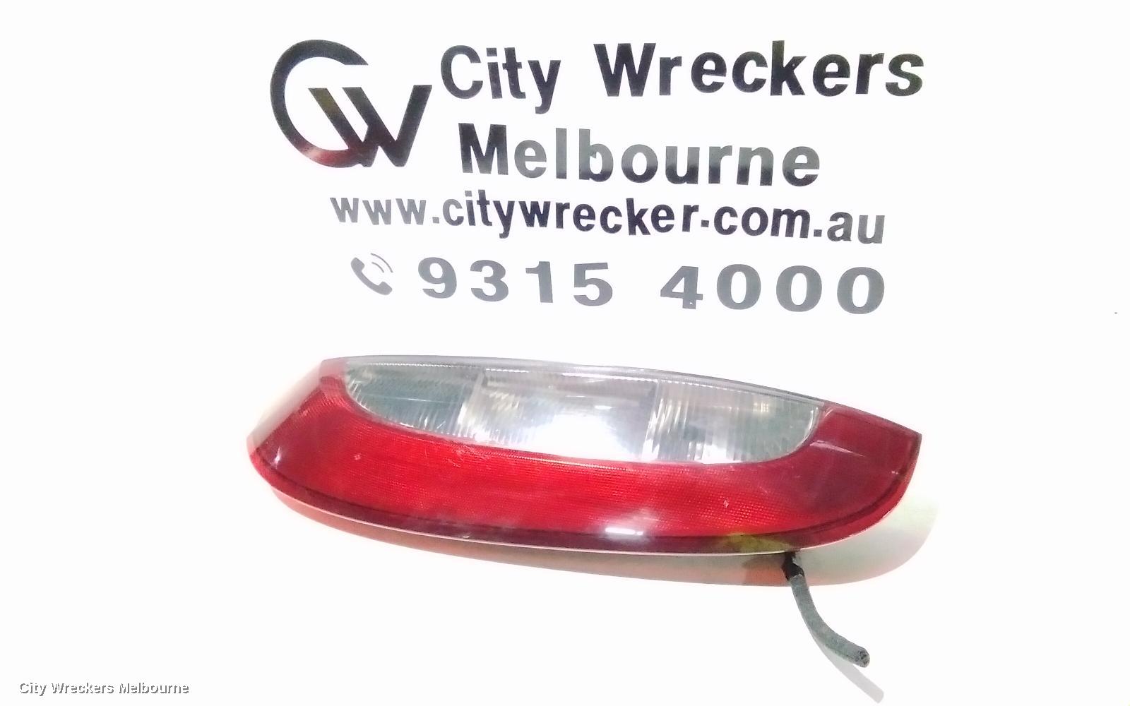 HOLDEN BARINA LEFT TAILLIGHT, XC, 3DR/5DR HATCH (NOT SRI-BLACK TINT), 03/2001 - 01/2004