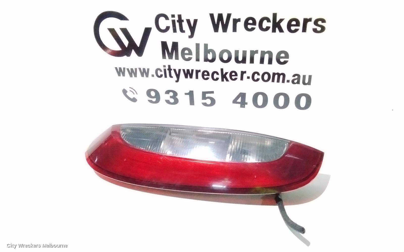 HOLDEN BARINA LEFT TAILLIGHT, XC, 3DR/5DR HATCH (NOT SRI-BLACK TINT), 03/2001 - 01/2004