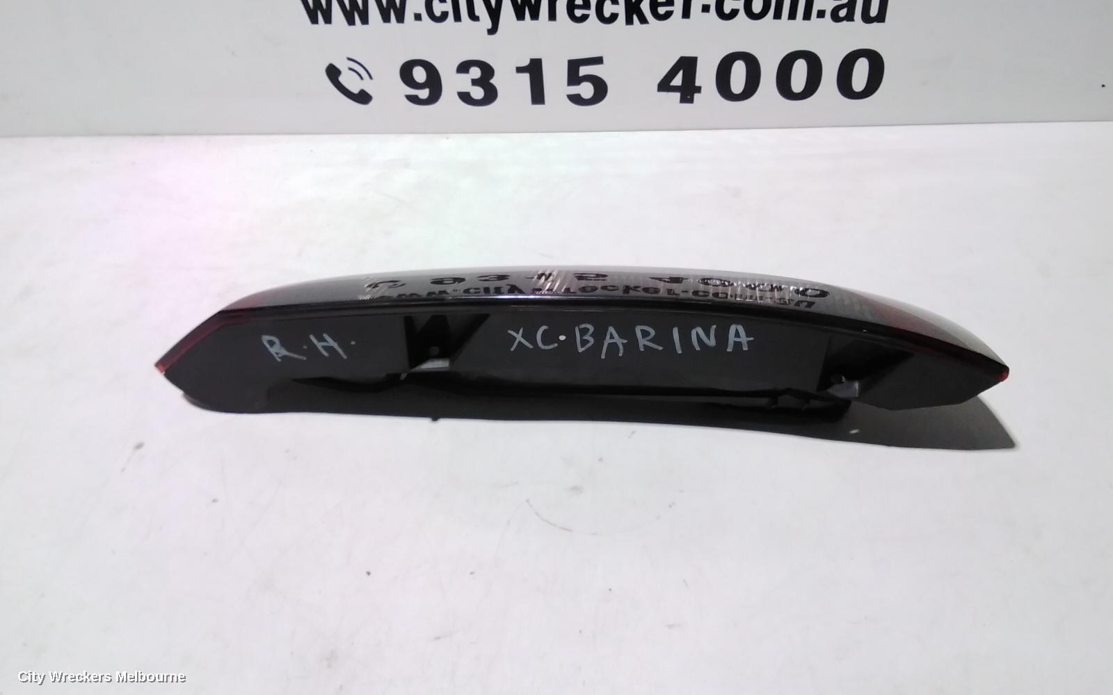 HOLDEN BARINA RIGHT TAILLIGHT, XC, 3DR HATCH, SRI, 09/2001 - 01/2004