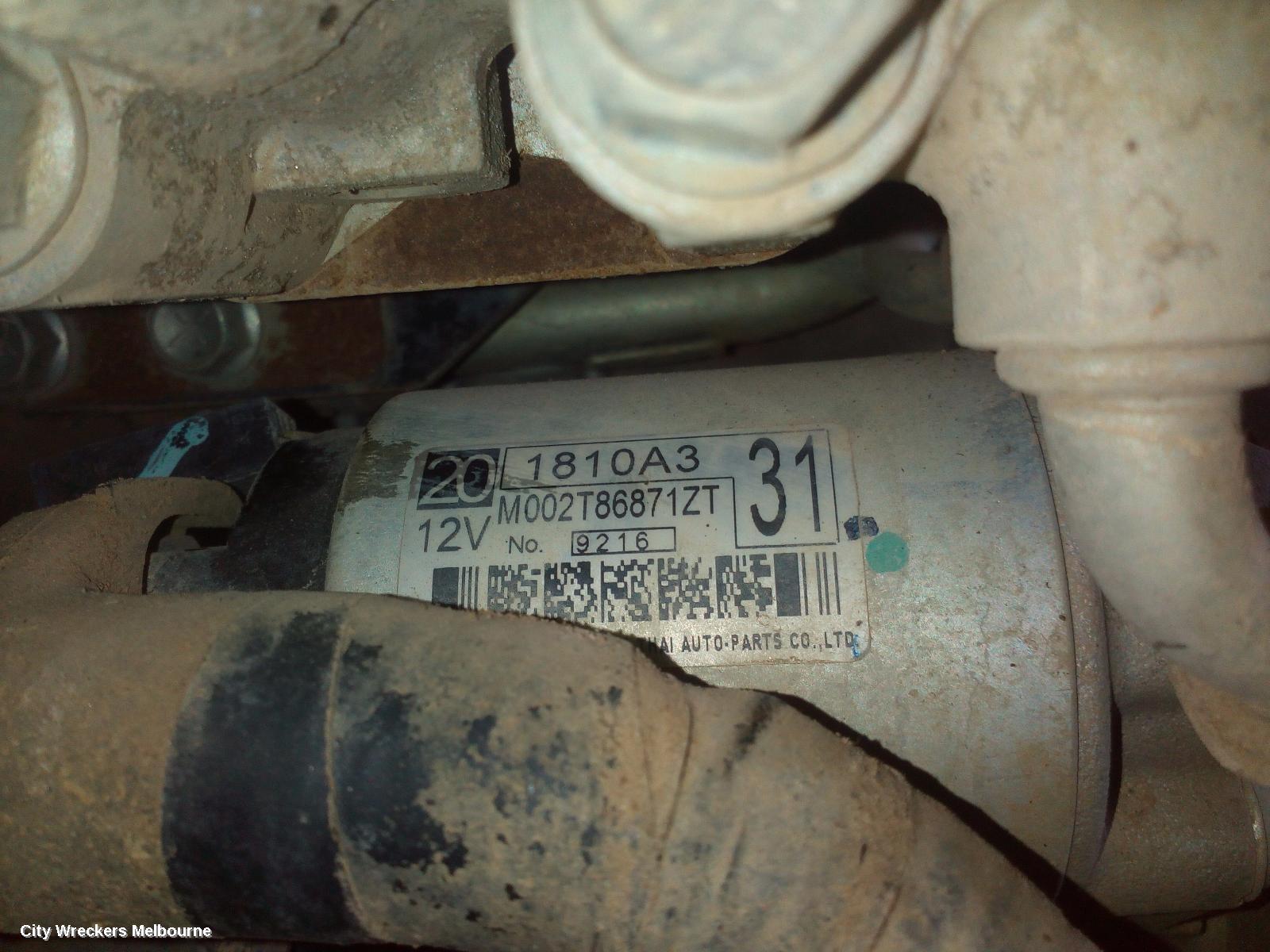 MITSUBISHI TRITON STARTER, DIESEL, 2.4, 4N15, AUTO T/M, MQ-MR, 04/2015 ONWARDS