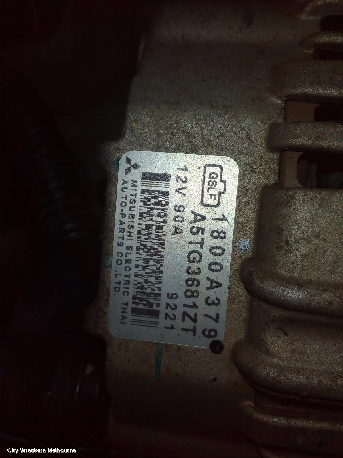 MITSUBISHI TRITON ALTERNATOR, DIESEL, 2.4, 4N15, MQ-MR, 04/2015 ONWARDS