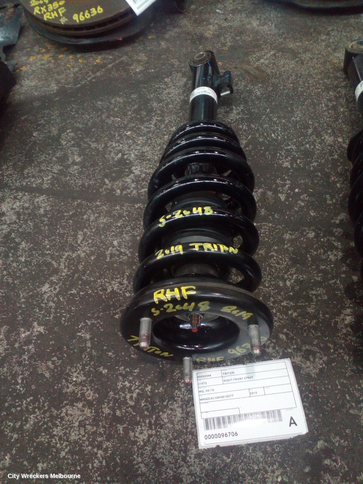 MITSUBISHI TRITON RIGHT FRONT STRUT, MQ-MR, 03/2015 - 10/2023