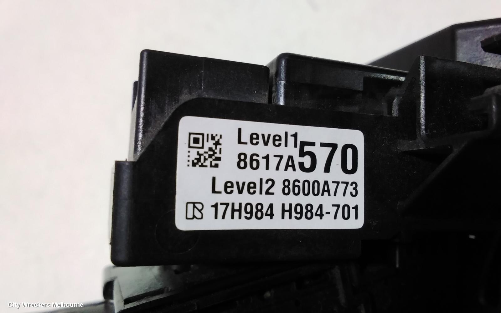 MITSUBISHI TRITON COMBINATION SWITCH, WIPER SWITCH, MR, 11/2018 ONWARDS