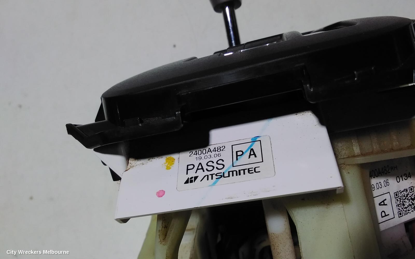 MITSUBISHI TRITON GEAR STICK/SHIFTER, GEAR SHIFTER, AUTO T/M, 6 SPEED, MQ, 12/2018 ONWARDS