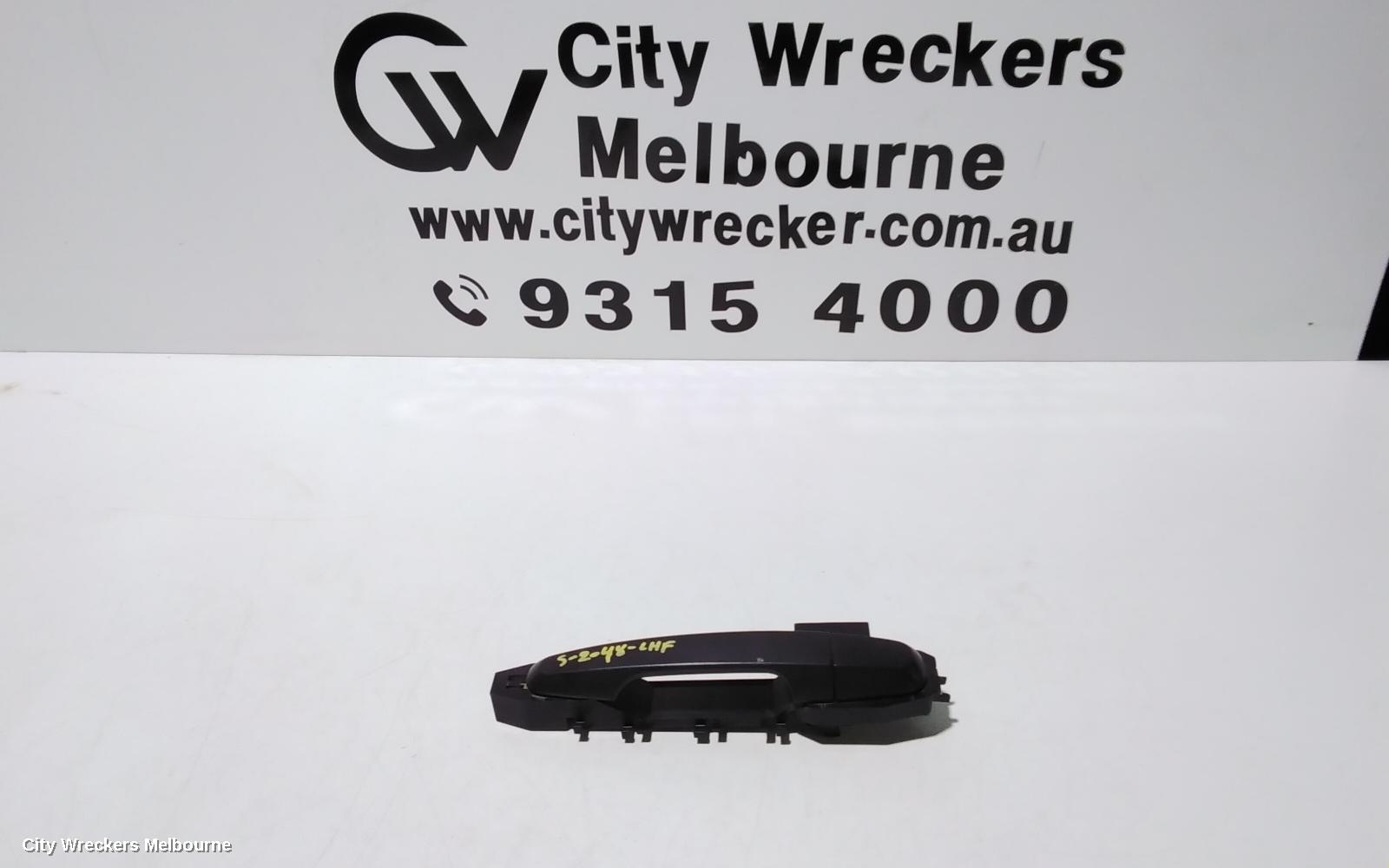 MITSUBISHI TRITON DOOR HANDLE, OUTER, LH FRONT/REAR, BLACK, GLX, MQ, 04/2015 ONWARDS
