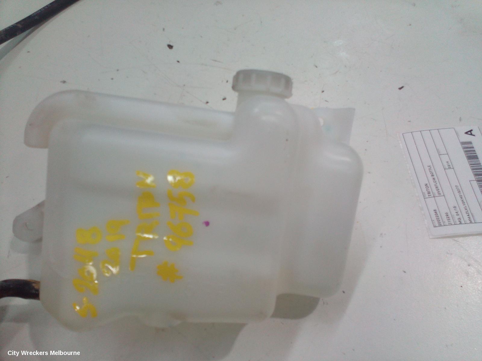 MITSUBISHI TRITON OVERFLOW BOTTLE, MQ, 04/2015 ONWARDS