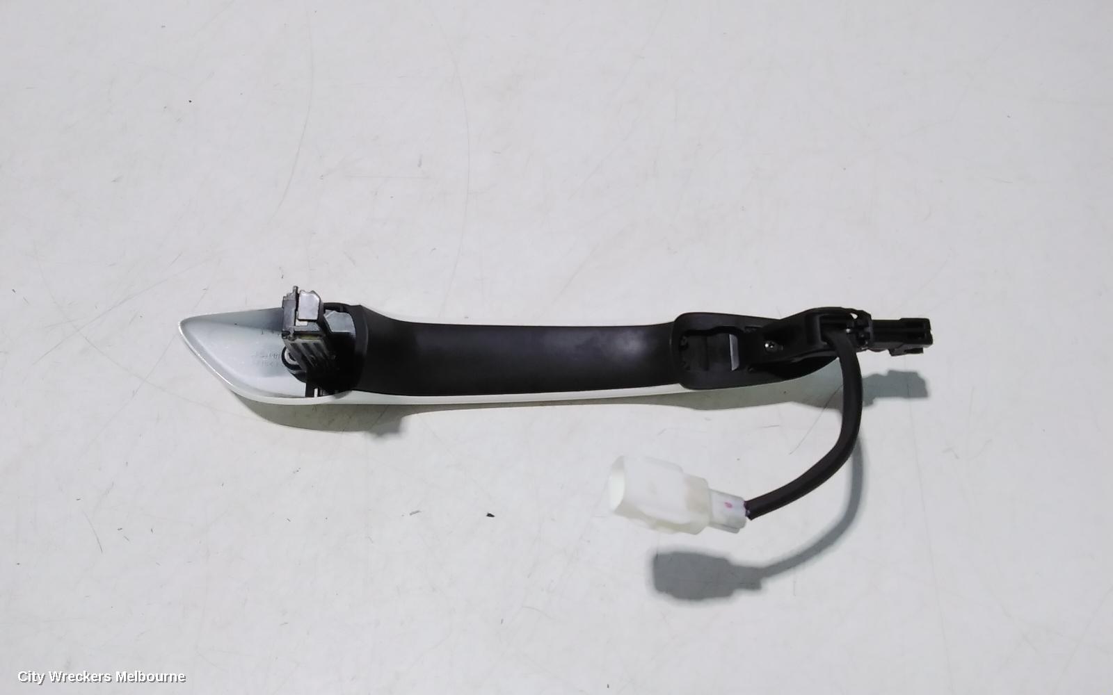MAZDA 3 DOOR HANDLE, LH FRONT, OUTER, NON KEYLESS ENTRY TYPE, BP, 03/2019 ONWARDS