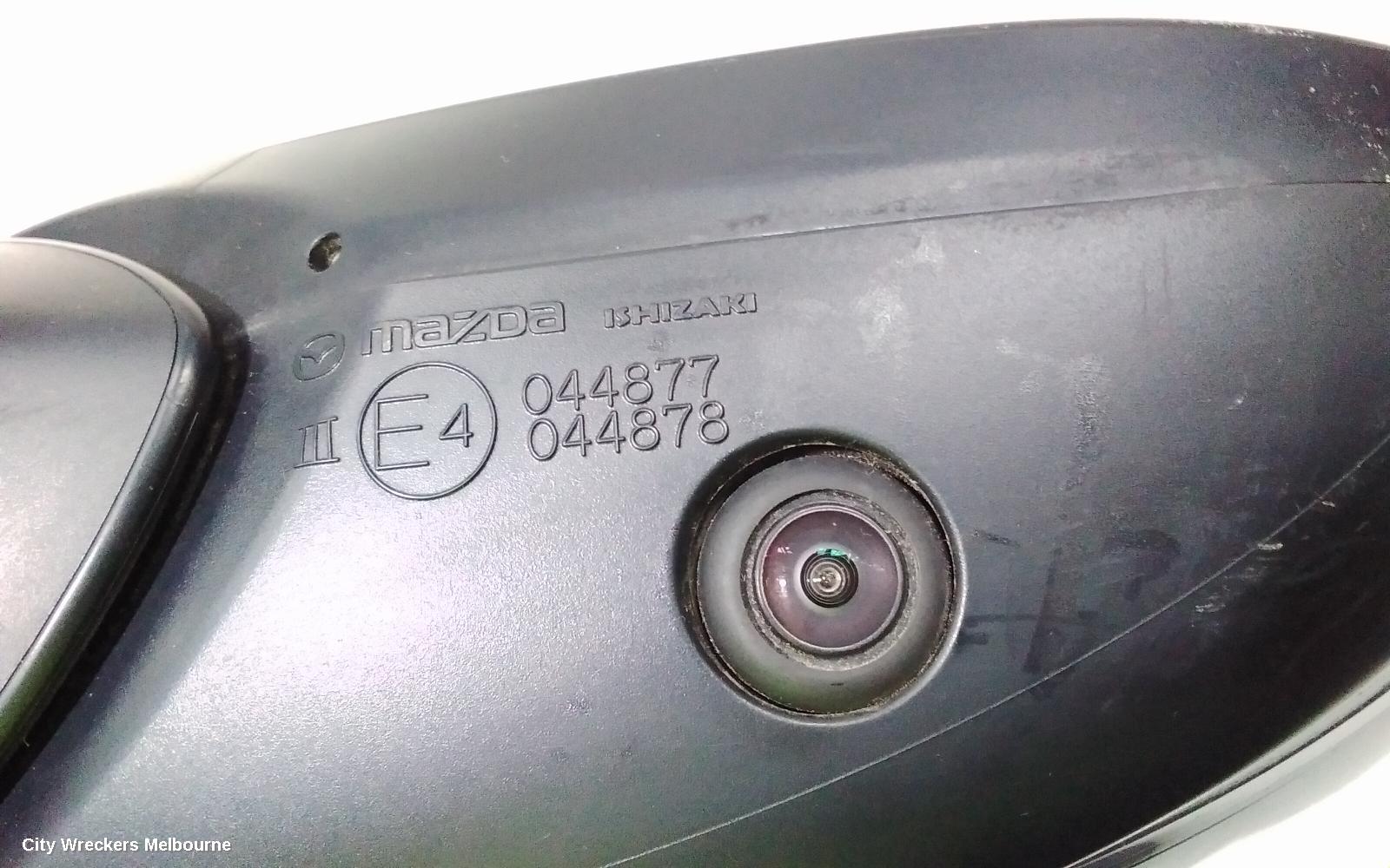 MAZDA CX9 RIGHT DOOR MIRROR, TC, POWER FOLD, HEATED, W/ CAMERA TYPE , 01/2018 ONWARDS