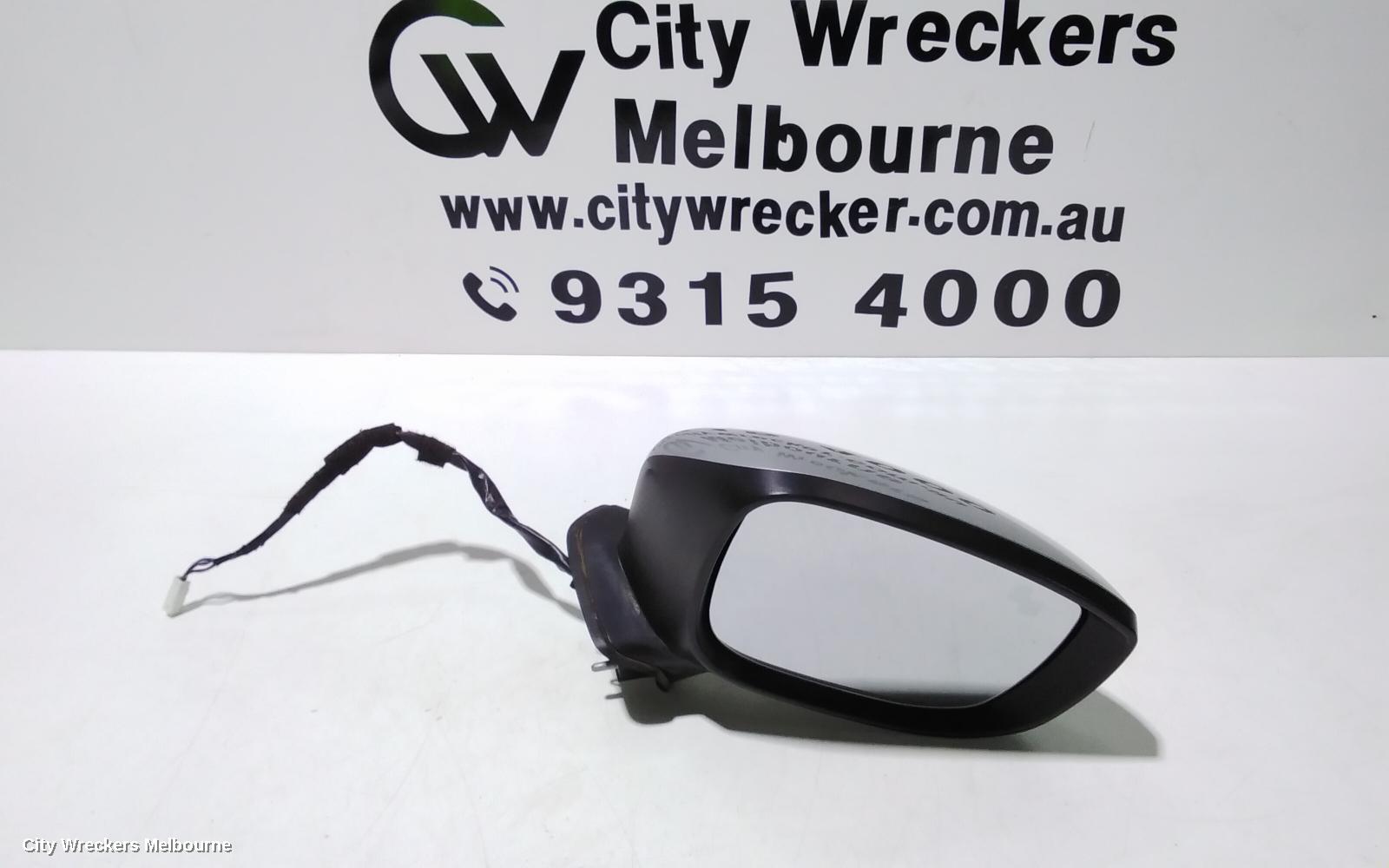 MAZDA CX9 RIGHT DOOR MIRROR, TC, SPORT/TOURING, NON MIRROR HEATER, 07/2016 - 12/2017