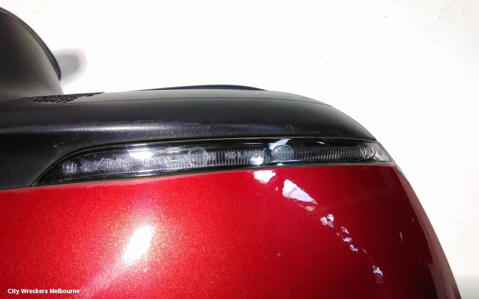 MAZDA 3 RIGHT DOOR MIRROR, BN, MAXX/TOURING/SP25, NON HEATED, W/ BLIND SPOT TYPE, 05/2016 - 02/2019
