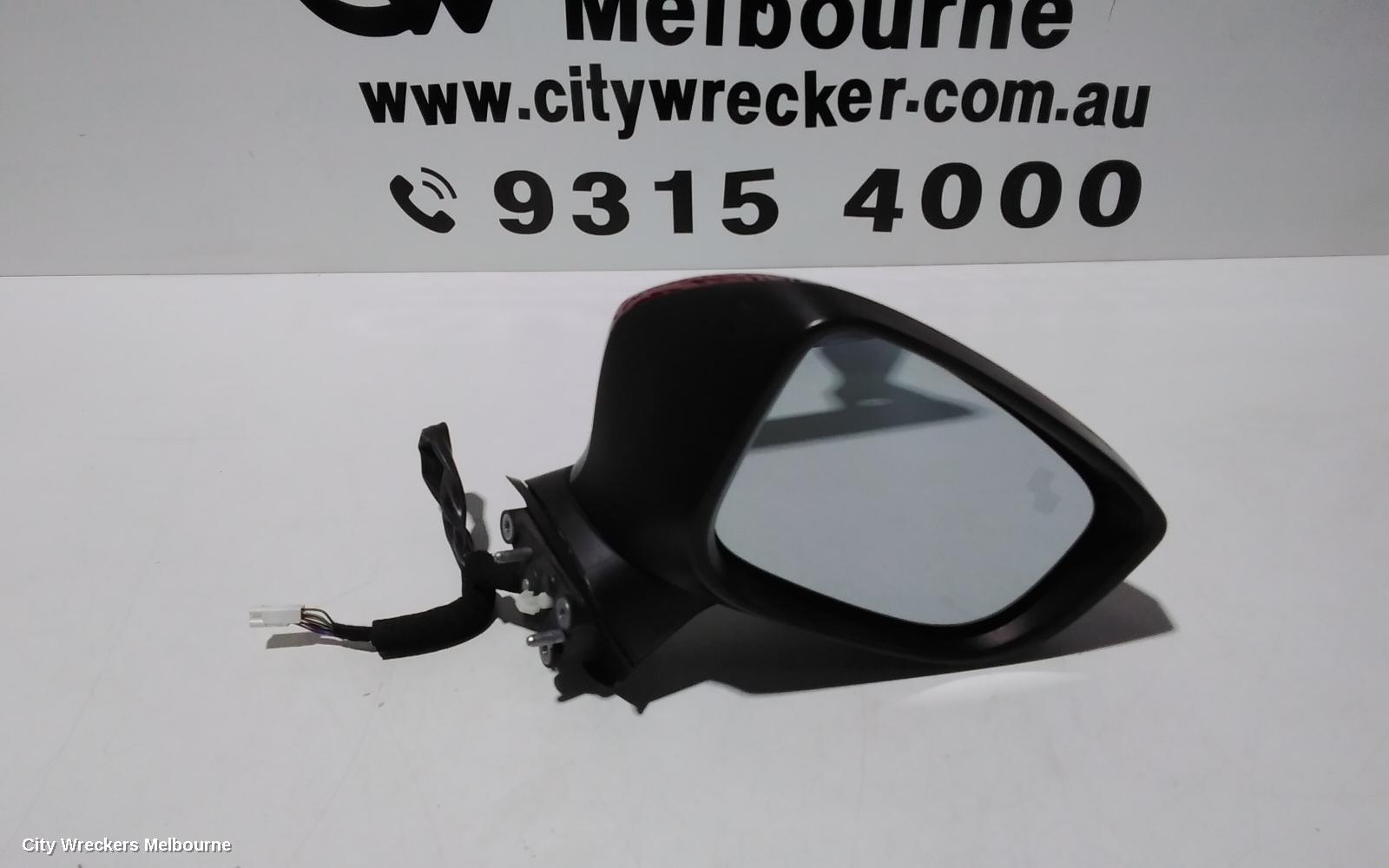 MAZDA 3 RIGHT DOOR MIRROR, BN, MAXX/TOURING/SP25, NON HEATED, W/ BLIND SPOT TYPE, 05/2016 - 02/2019
