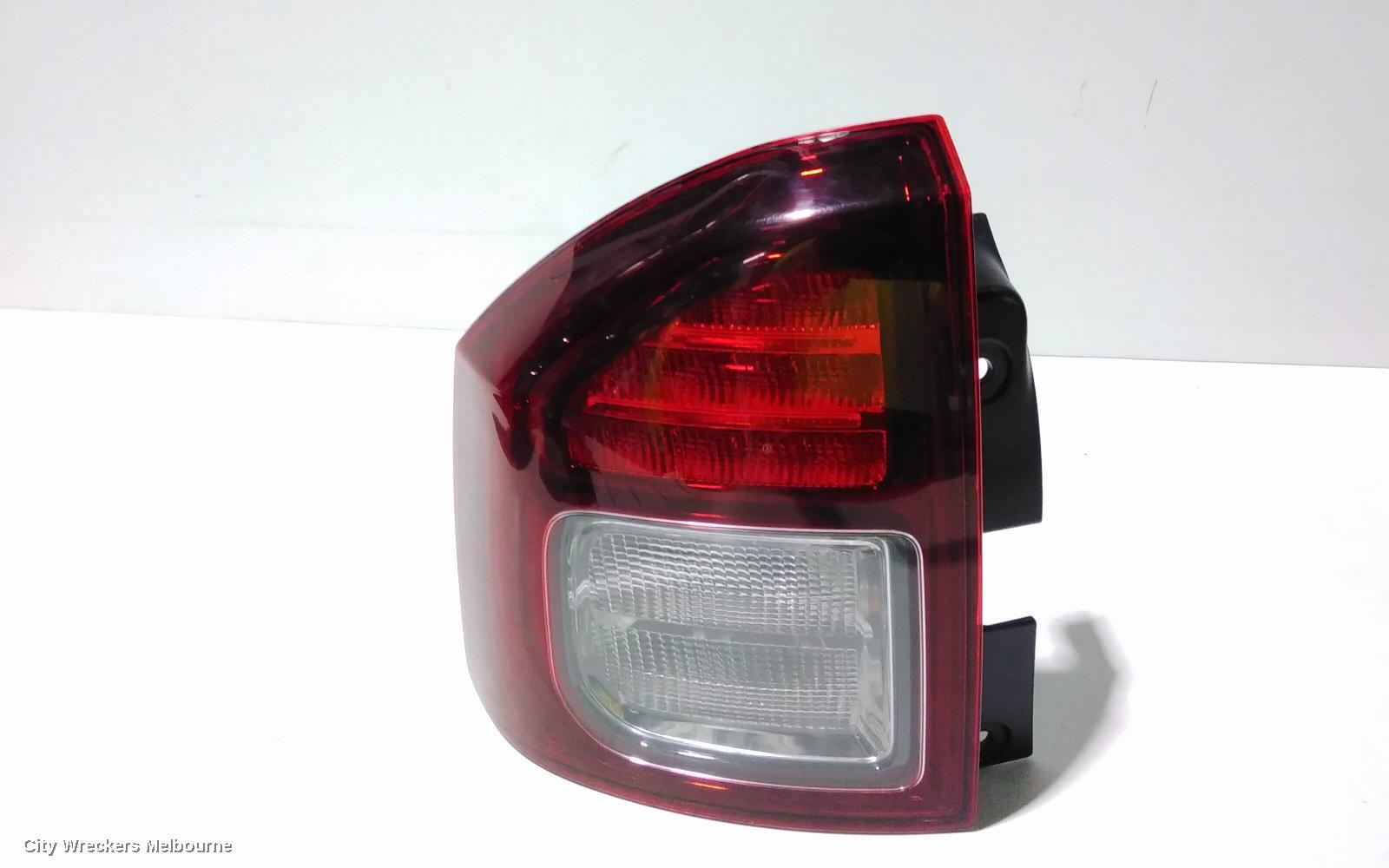 JEEP COMPASS LEFT TAILLIGHT, IN BODY, MK, SMOKED BEZEL, 07/2013 - 12/2016
