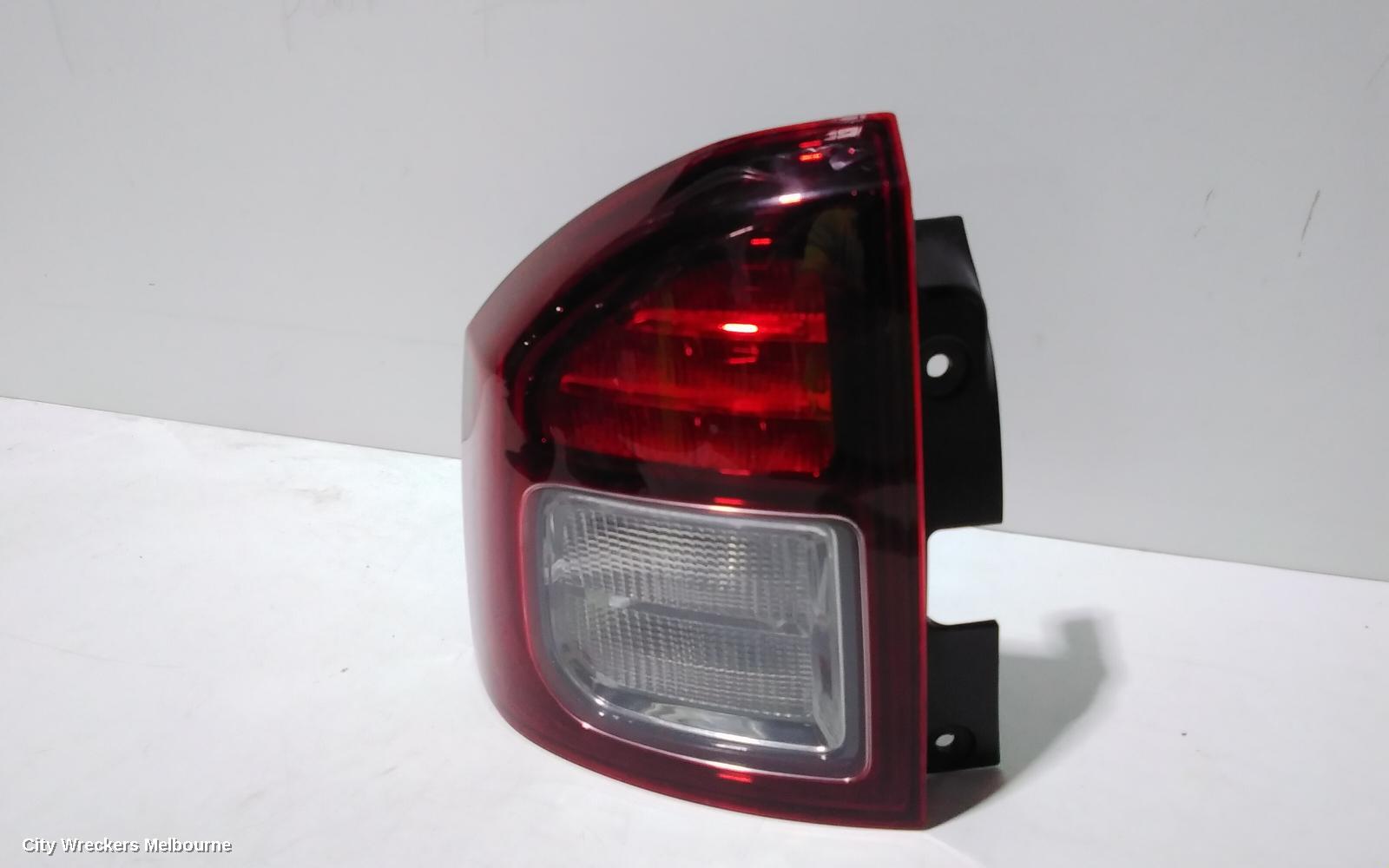 JEEP COMPASS LEFT TAILLIGHT, IN BODY, MK, SMOKED BEZEL, 07/2013 - 12/2016