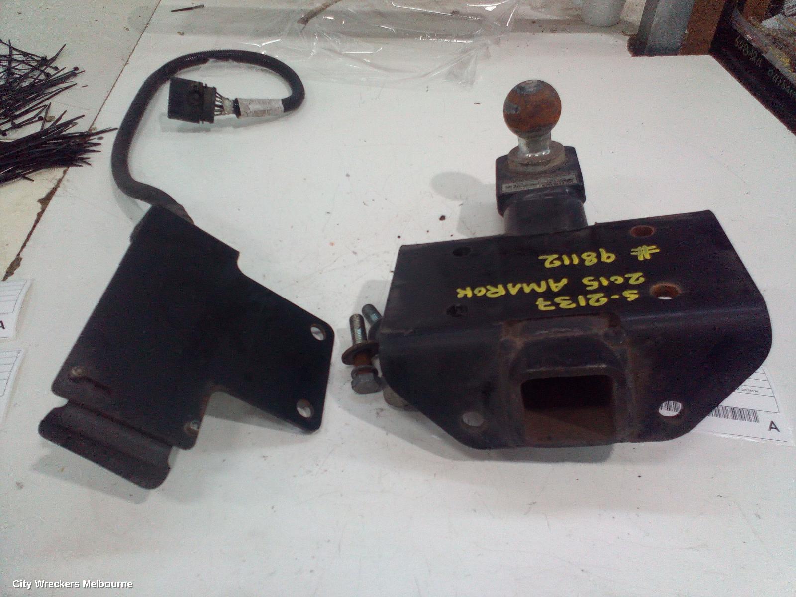 VOLKSWAGEN AMAROK TOWBAR, 2H, W/ REAR BUMPER TYPE, 12/2010 ONWARDS
