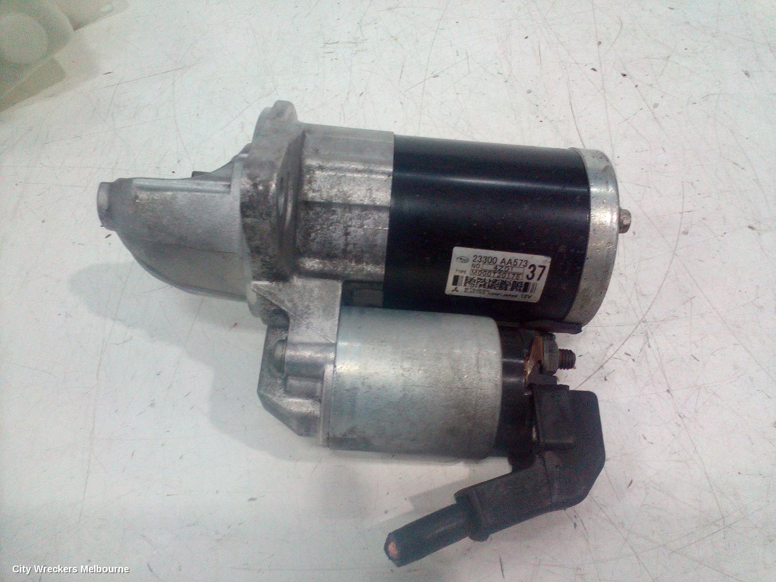 SUBARU OUTBACK STARTER, PETROL, EZ36, AUTO, CVT, 6 SPEED, 6TH GEN, 08/2014 - 12/2020