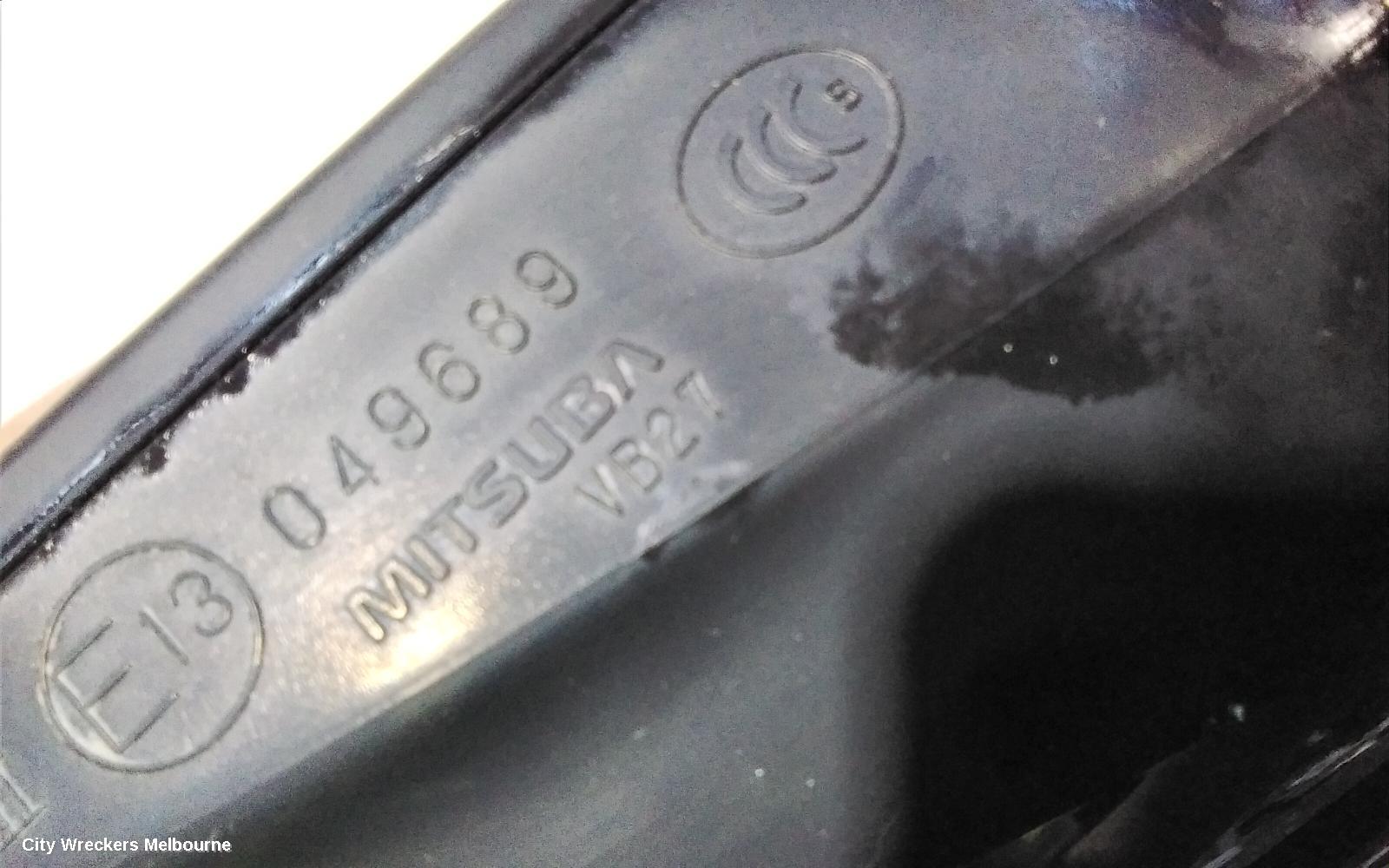 SUBARU IMPREZA LEFT DOOR MIRROR, G5, POWER FOLDING, NON HEATED TYPE, 11/2016 ONWARDS