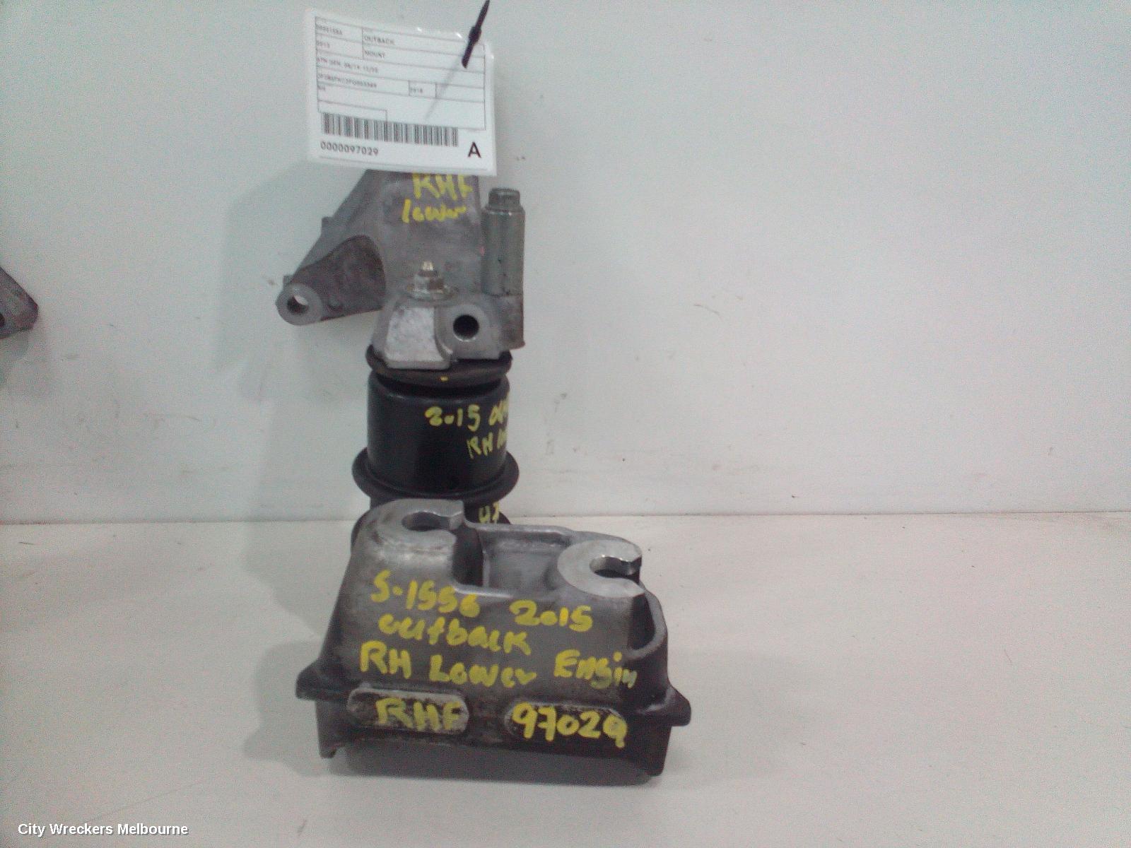 SUBARU OUTBACK MOUNT, 6TH GEN, 08/2014 - 12/2020
