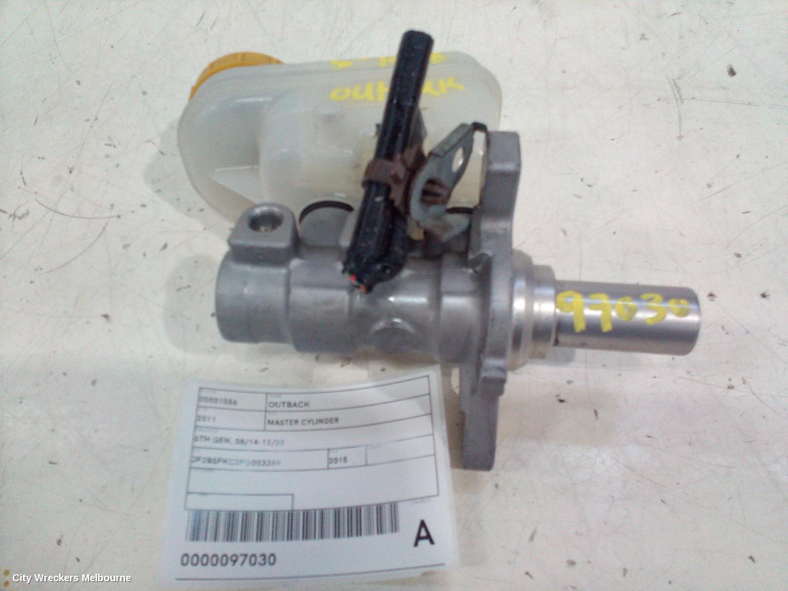SUBARU OUTBACK MASTER CYLINDER, 6TH GEN, 08/2014 - 12/2020