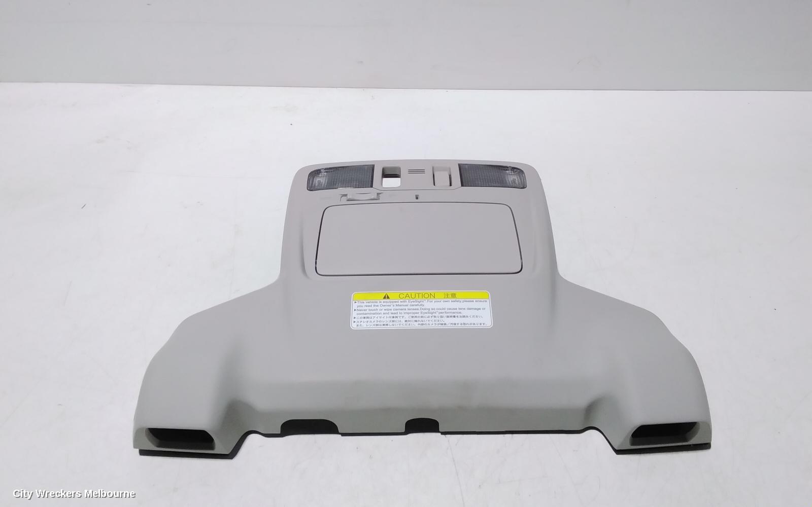 SUBARU OUTBACK COURTESY LIGHT, FRONT, W/ SUNGLASS HOLDER TYPE, 6TH GEN, 08/2014 - 12/2020
