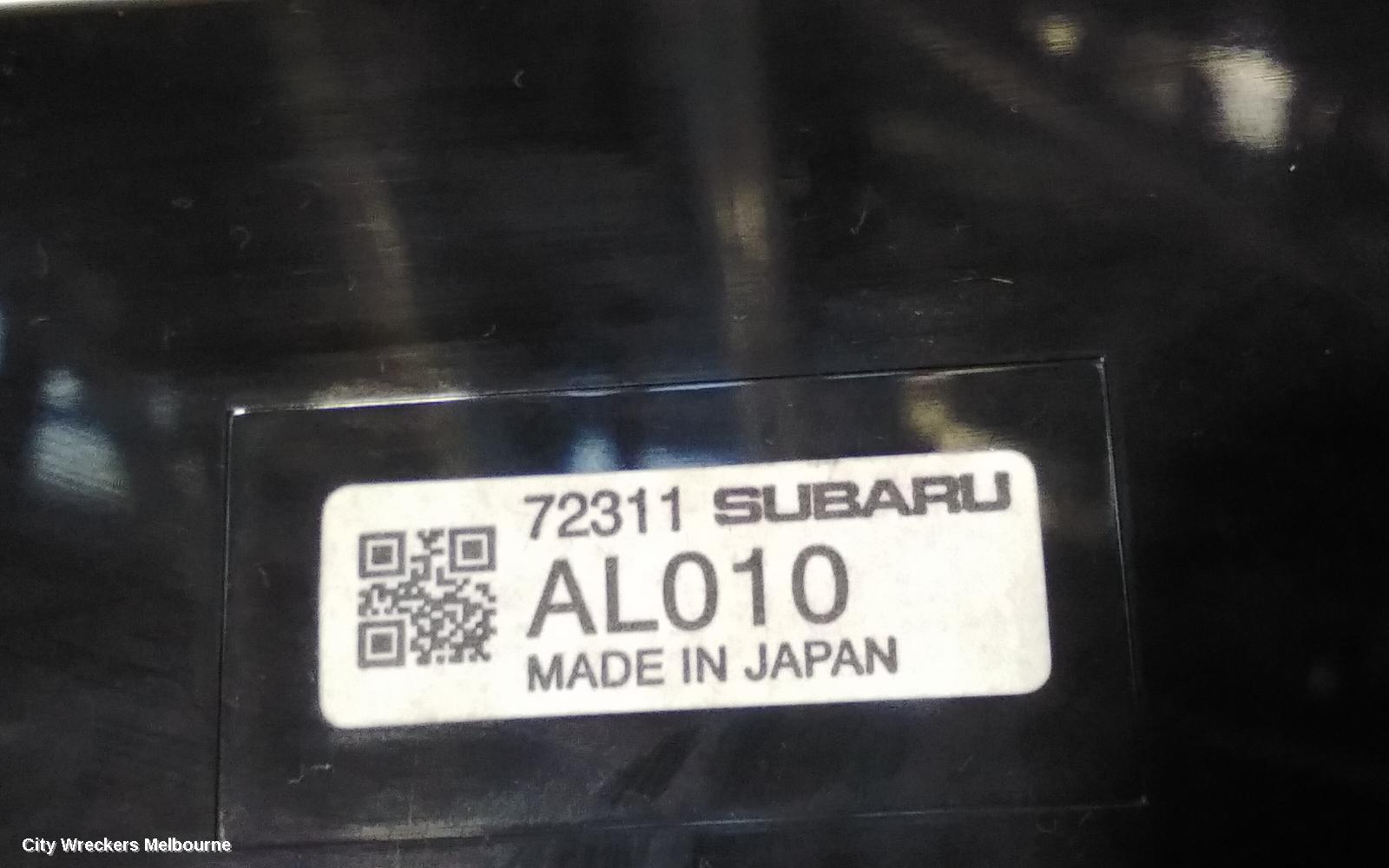 SUBARU OUTBACK HEATER/AC CONTROLS, 6TH GEN, CLIMATE CONTROL TYPE, 08/2014 - 12/2020