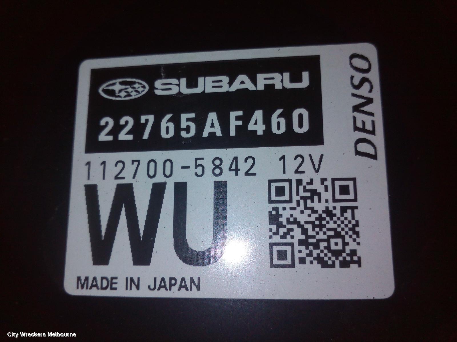 SUBARU OUTBACK ECU, ENGINE ECU, 3.6, EZ36, PETROL, ECU ONLY, 6TH GEN, 08/2014 - 12/2020