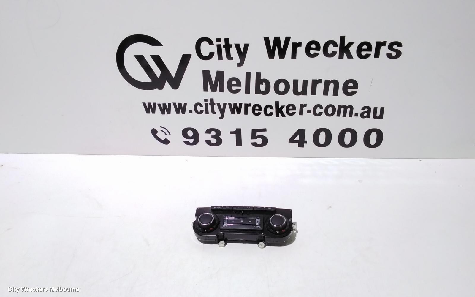 SKODA OCTAVIA HEATER/AC CONTROLS, DUAL ZONE CLIMATE CONTROL, 1Z, W/ HEATED SEAT TYPE, 03/2009 - 10/2013