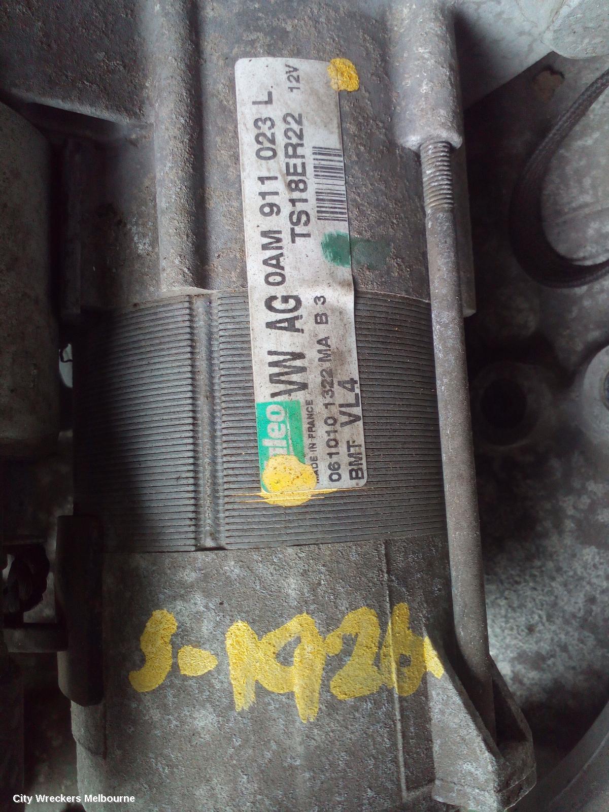 VOLKSWAGEN CADDY STARTER, DIESEL, 1.6, AUTO T/M, VALEO, 2K, 08/2010 - 06/2015