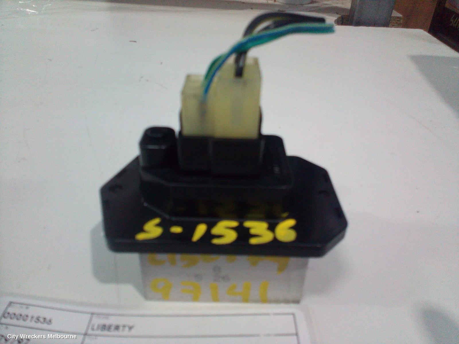 SUBARU LIBERTY FAN SPEED RESISTOR, 6TH GEN, 08/2014 - 04/2021