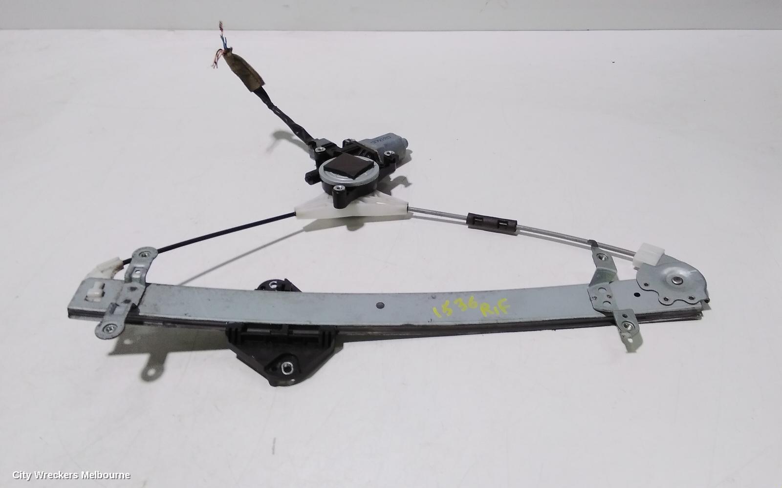 SUBARU LIBERTY RIGHT FRONT WINDOW REG/MOTOR, 6TH GEN, 08/2014 - 04/2021