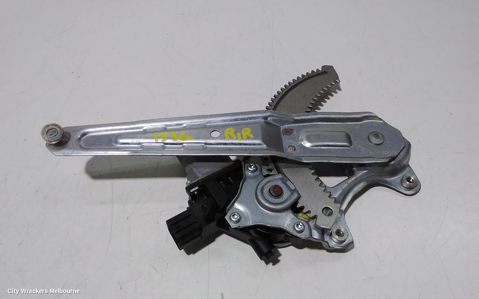 SUBARU LIBERTY RIGHT REAR WND REG/MOTOR, 6TH GEN, 08/2014 - 04/2021