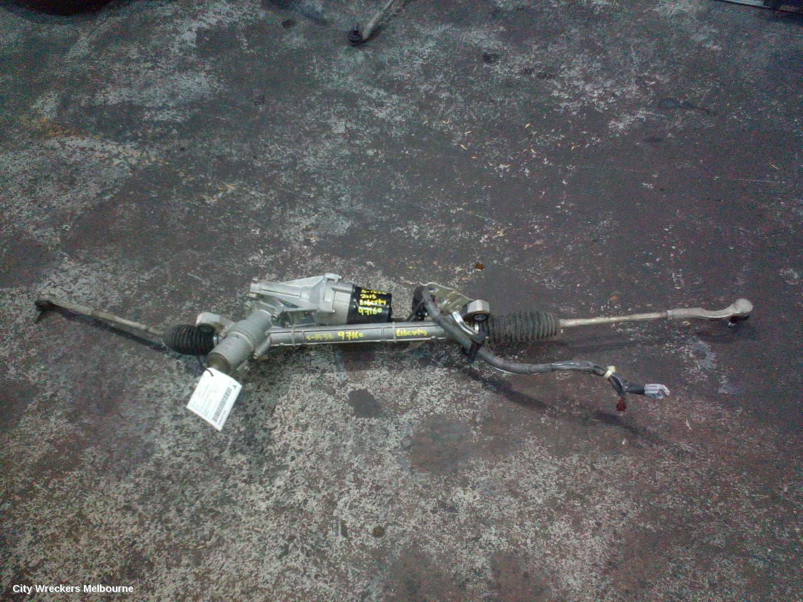 SUBARU LIBERTY STEERING BOX/RACK, 6TH GEN, 2.5, FB25, AL030, PETROL, 08/2014 - 12/2017
