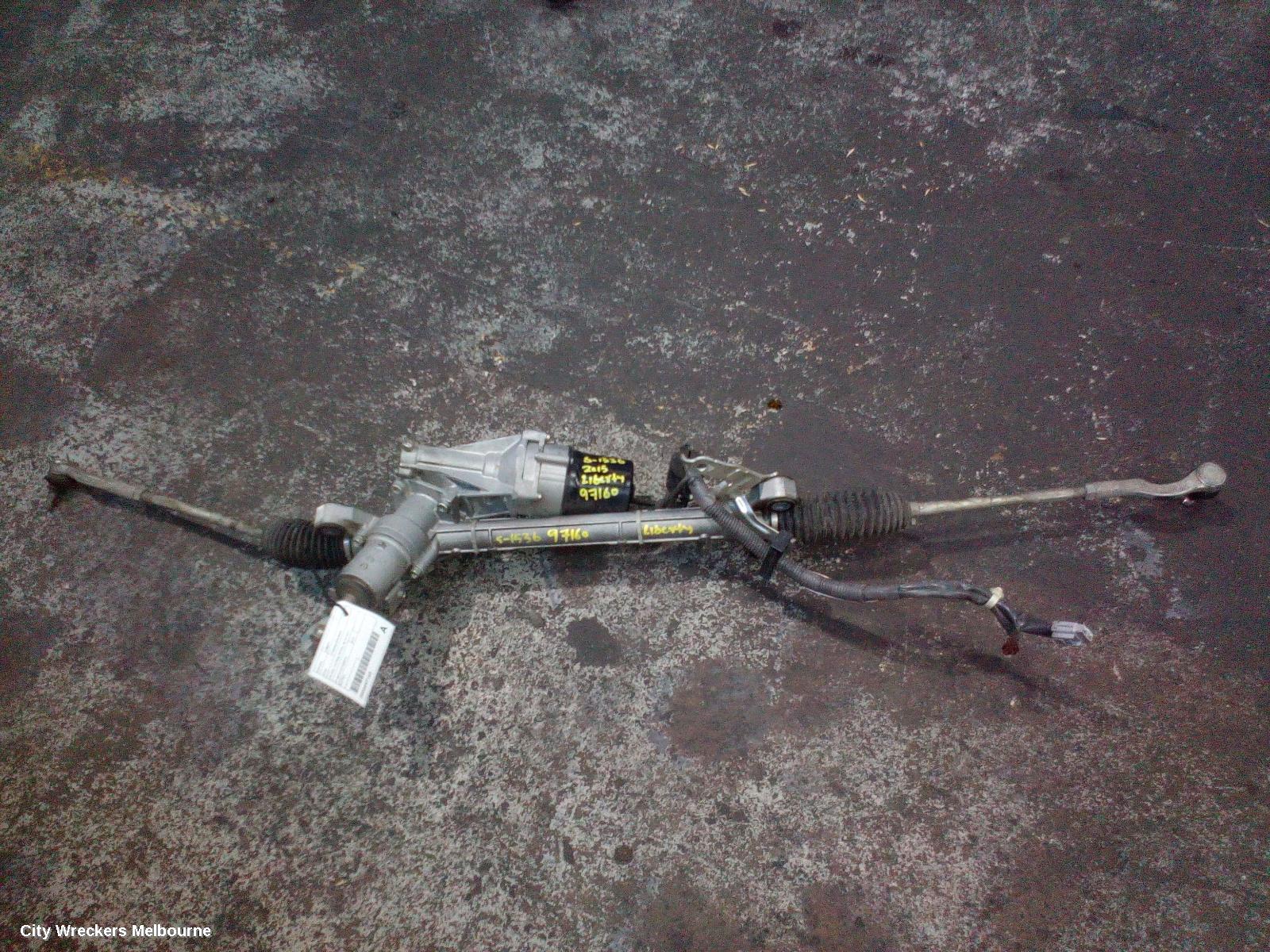 SUBARU LIBERTY STEERING BOX/RACK, 6TH GEN, 2.5, FB25, AL030, PETROL, 08/2014 - 12/2017