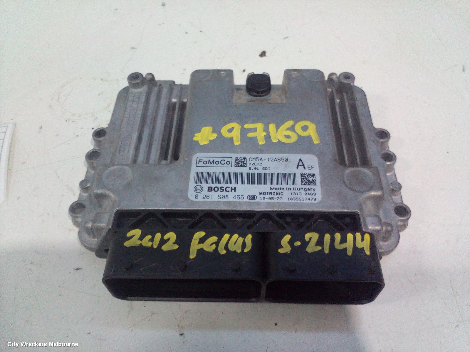 FORD FOCUS ECU, ENGINE ECU, 2.0, PETROL, NON TURBO, ECU ONLY, LW, 05/2011 - 08/2015