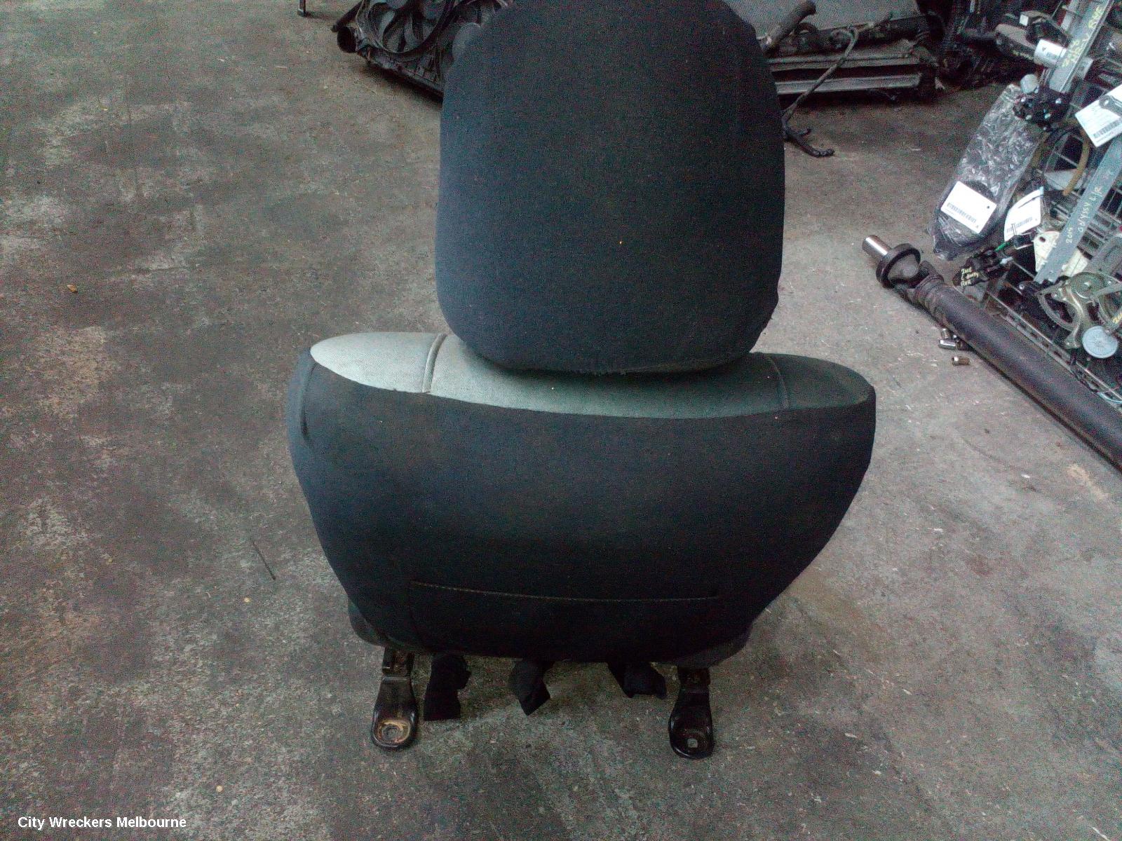 MITSUBISHI TRITON FRONT SEAT, LH FRONT, MQ-MR, CLOTH, BLACK/GREY, GLX/GLX ADAS/GLX+, 04/2015 ONWARDS