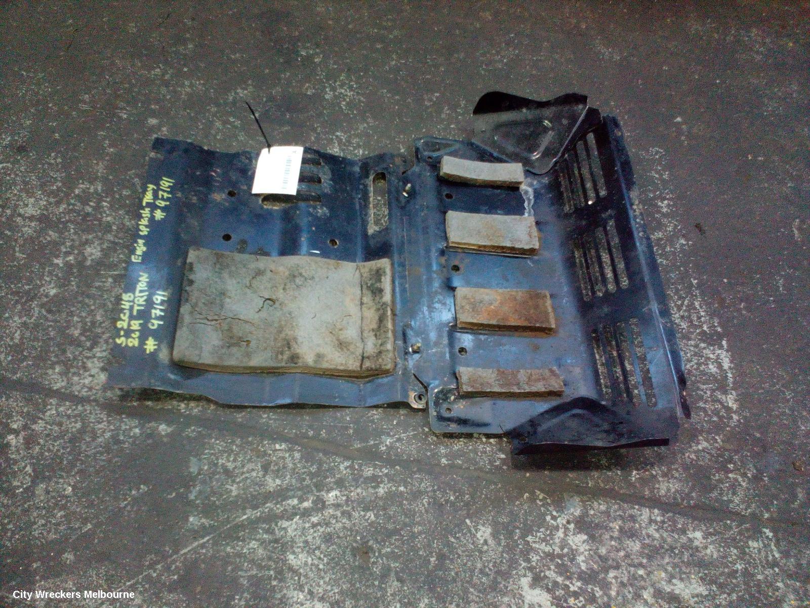 MITSUBISHI TRITON LOWER ENGINE SPLASH TRAY, MQ-MR, FULL ENGINE UNDERTRAY, 03/2015 - 10/2023
