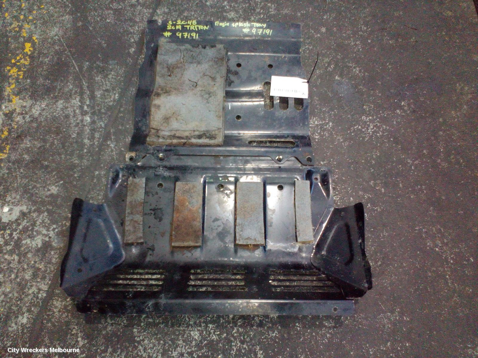 MITSUBISHI TRITON LOWER ENGINE SPLASH TRAY, MQ-MR, FULL ENGINE UNDERTRAY, 03/2015 - 10/2023