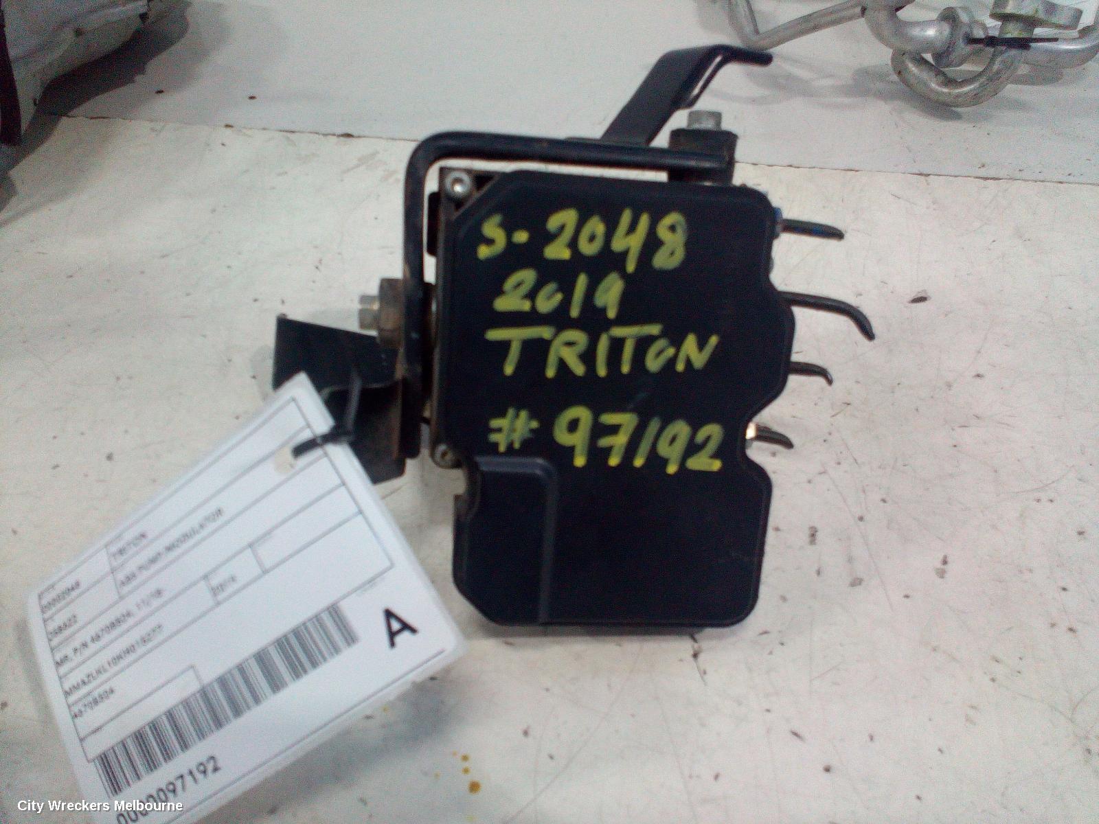 MITSUBISHI TRITON ABS PUMP/MODULATOR, MR, P/N 4670B504, 11/2018 ONWARDS