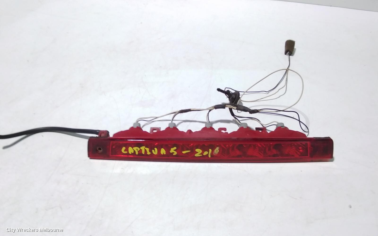 HOLDEN CAPTIVA HIGH LEVEL STOPLIGHT, CG, CAPTIVA 7 (4TH VIN = C), 09/2006 - 02/2011