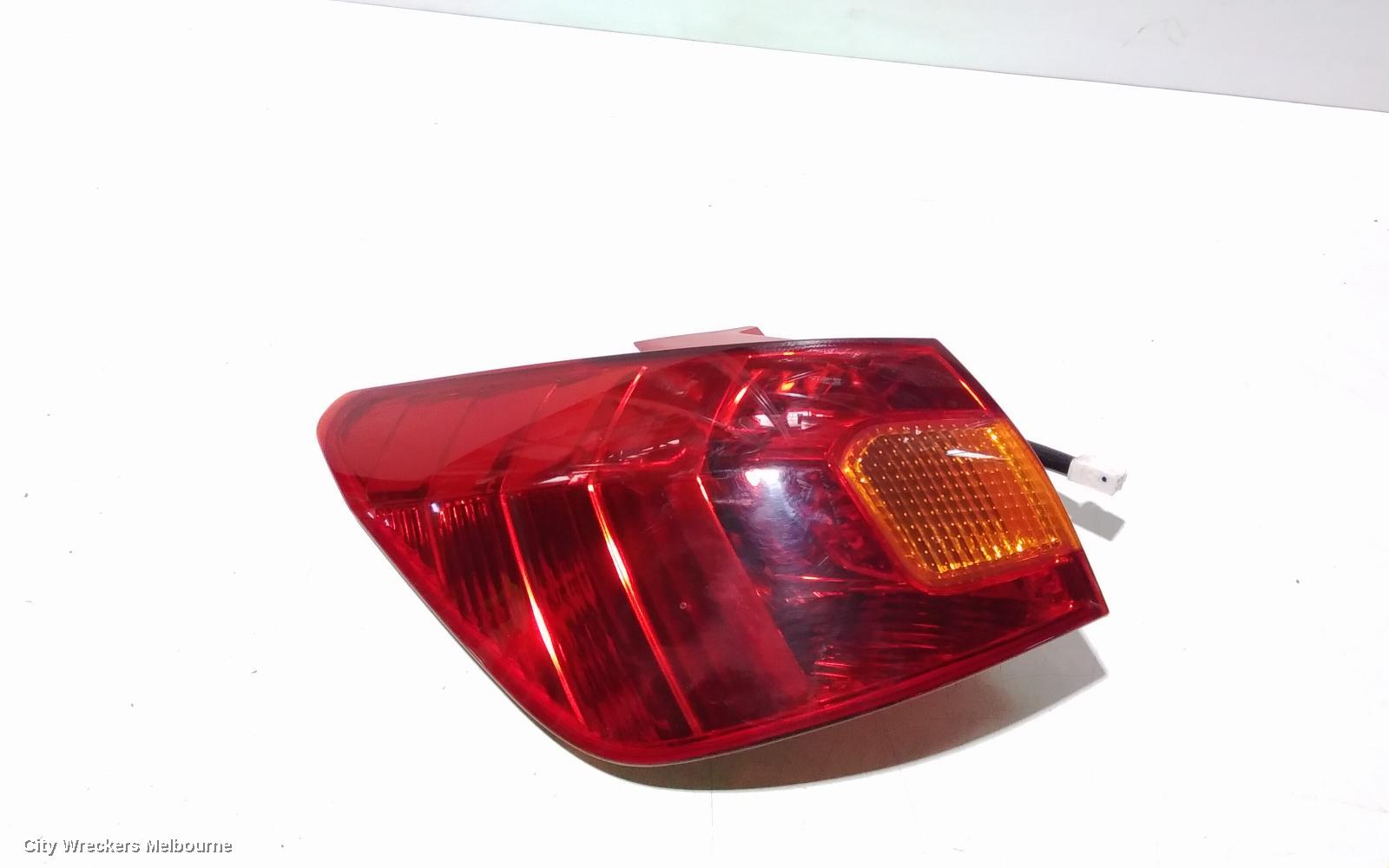 TOYOTA CALDINA LEFT TAILLIGHT, T240, RED TYPE, LENS# 21-57, 02-04 (IMPORT)