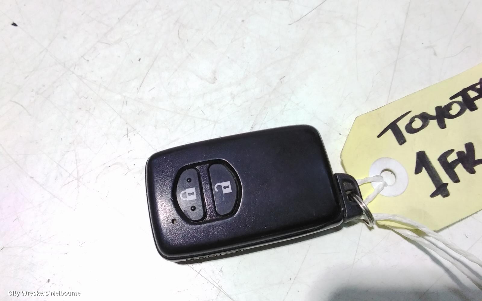 TOYOTA PRIUS IGNITION W/ KEY, NHP10, PRIUS C, 12/2011 - 03/2020