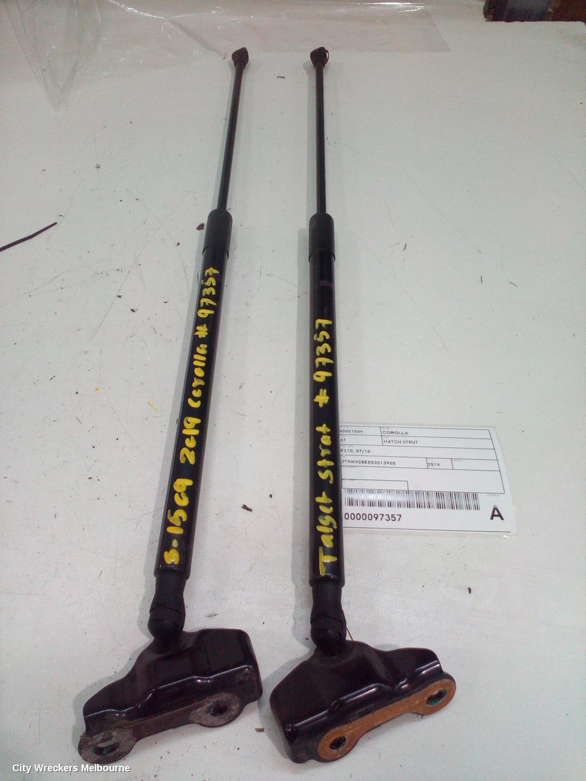 TOYOTA COROLLA HATCH STRUT, E210, 07/2018 ONWARDS