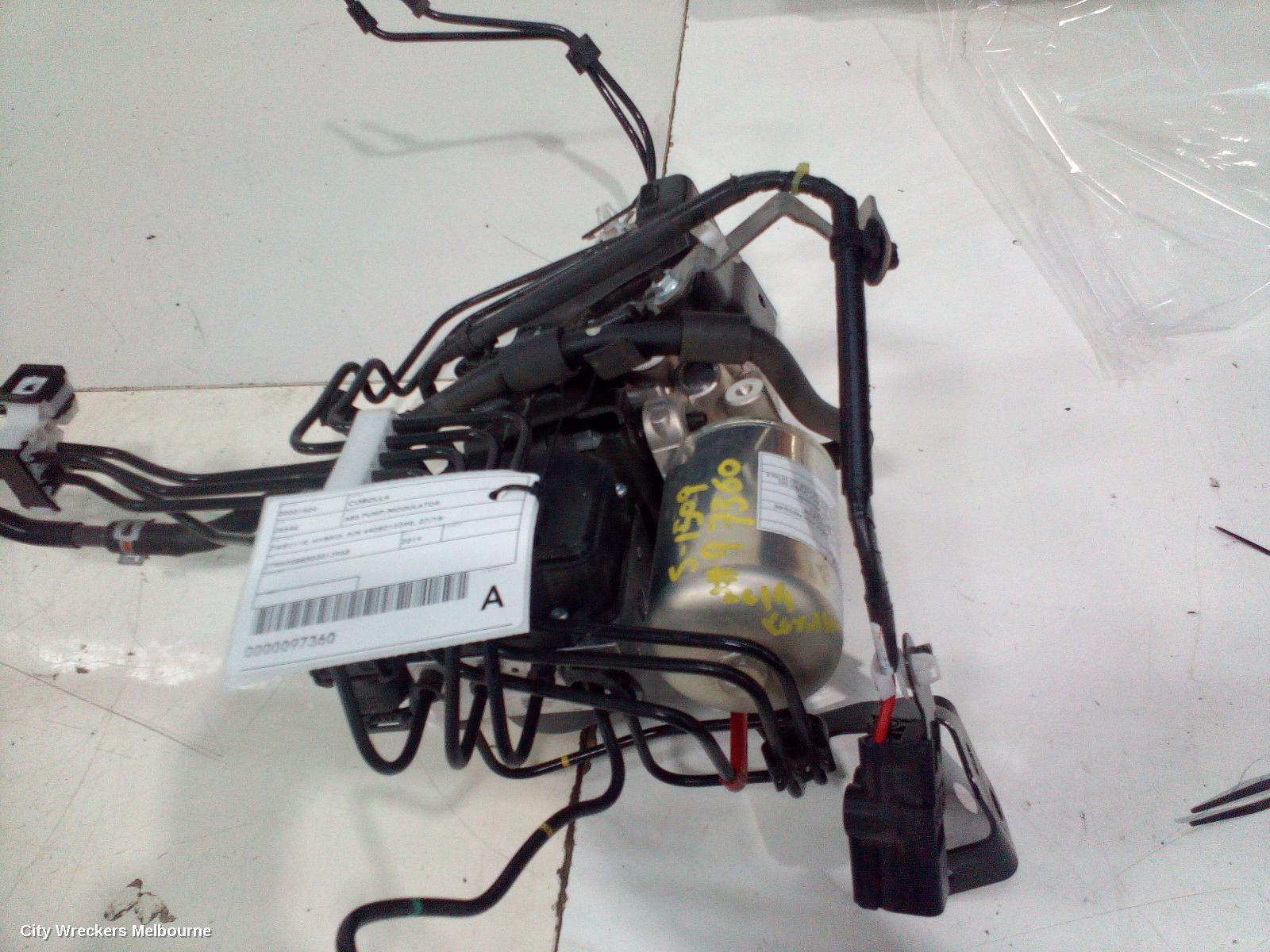 TOYOTA COROLLA ABS PUMP/MODULATOR, ZWE211R, HYBRID, P/N 4405012D90, 07/2018 ONWARDS
