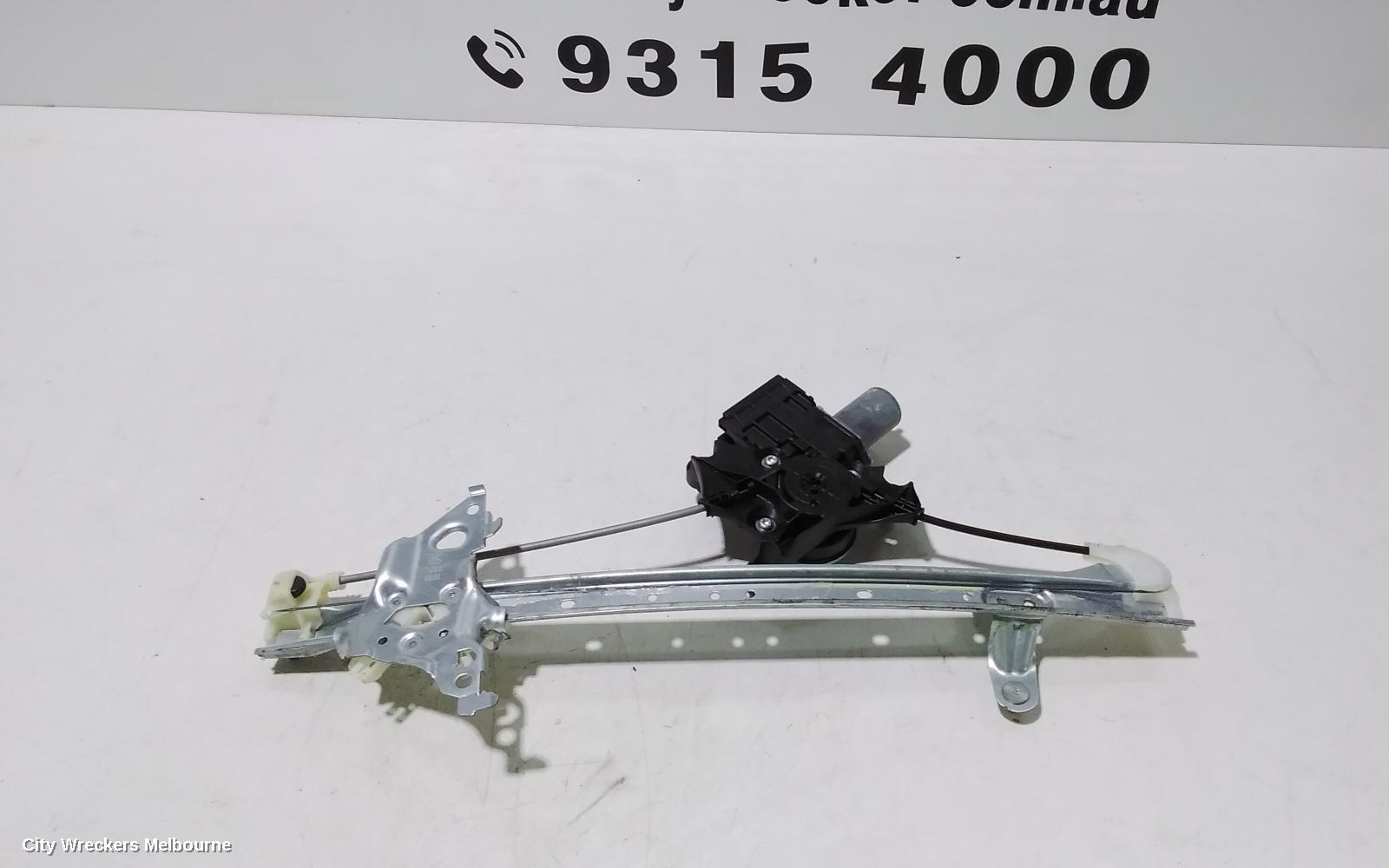 TOYOTA COROLLA LEFT REAR WND REG/MOTOR, E210, 07/2018 ONWARDS