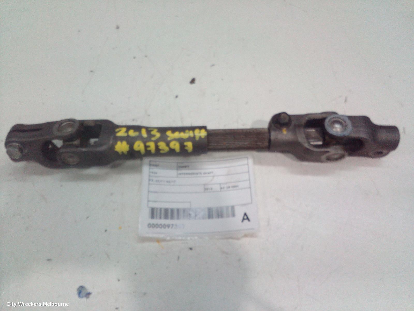 SUZUKI SWIFT STEERING INTERMEDIATE SHAFT, FZ, 02/2011 - 03/2017