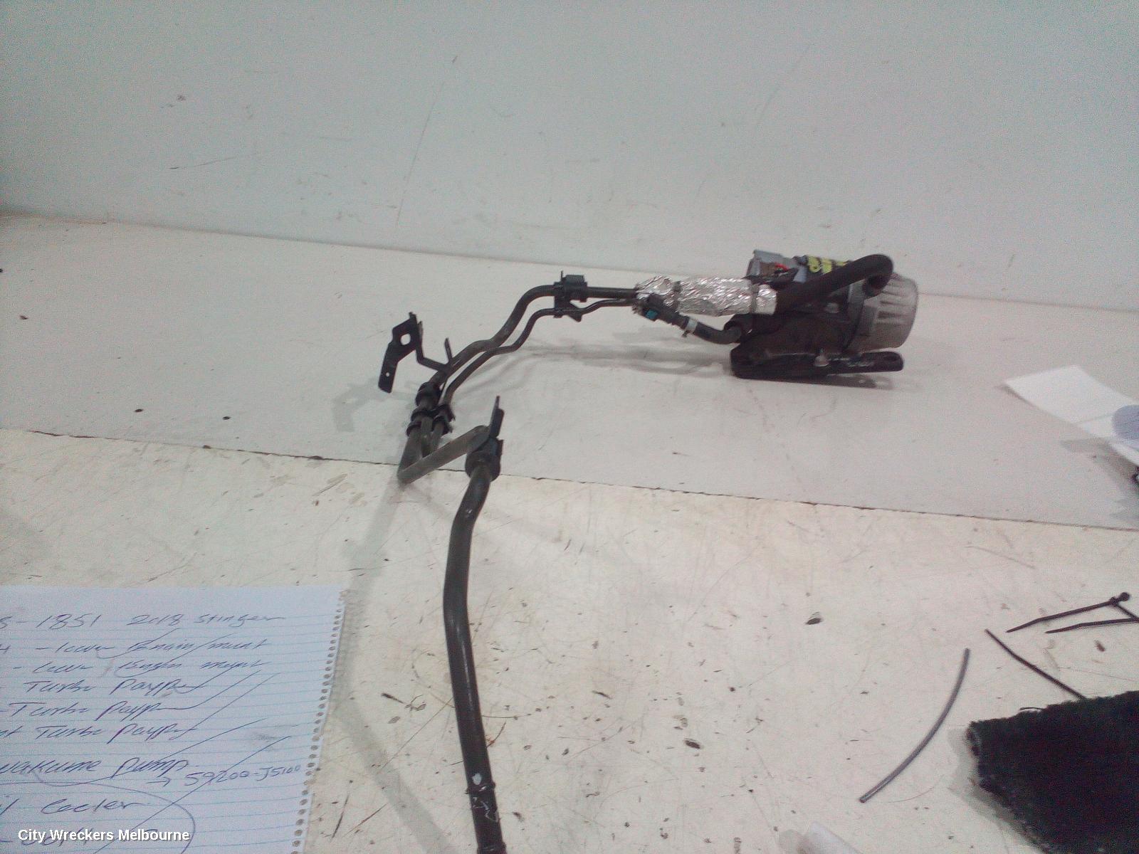 KIA STINGER VACUUM/AIR PUMP, CK, 06/2017 - 04/2023