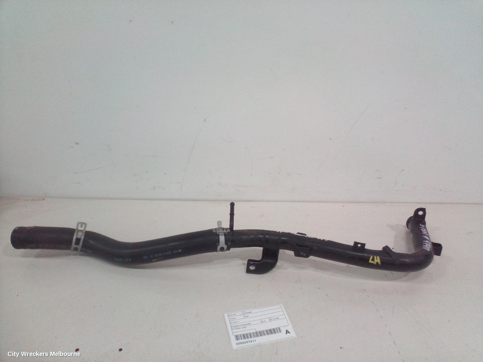 KIA STINGER, CK, 06/2017 - 04/2023, LH TURBO HOSE: 97411