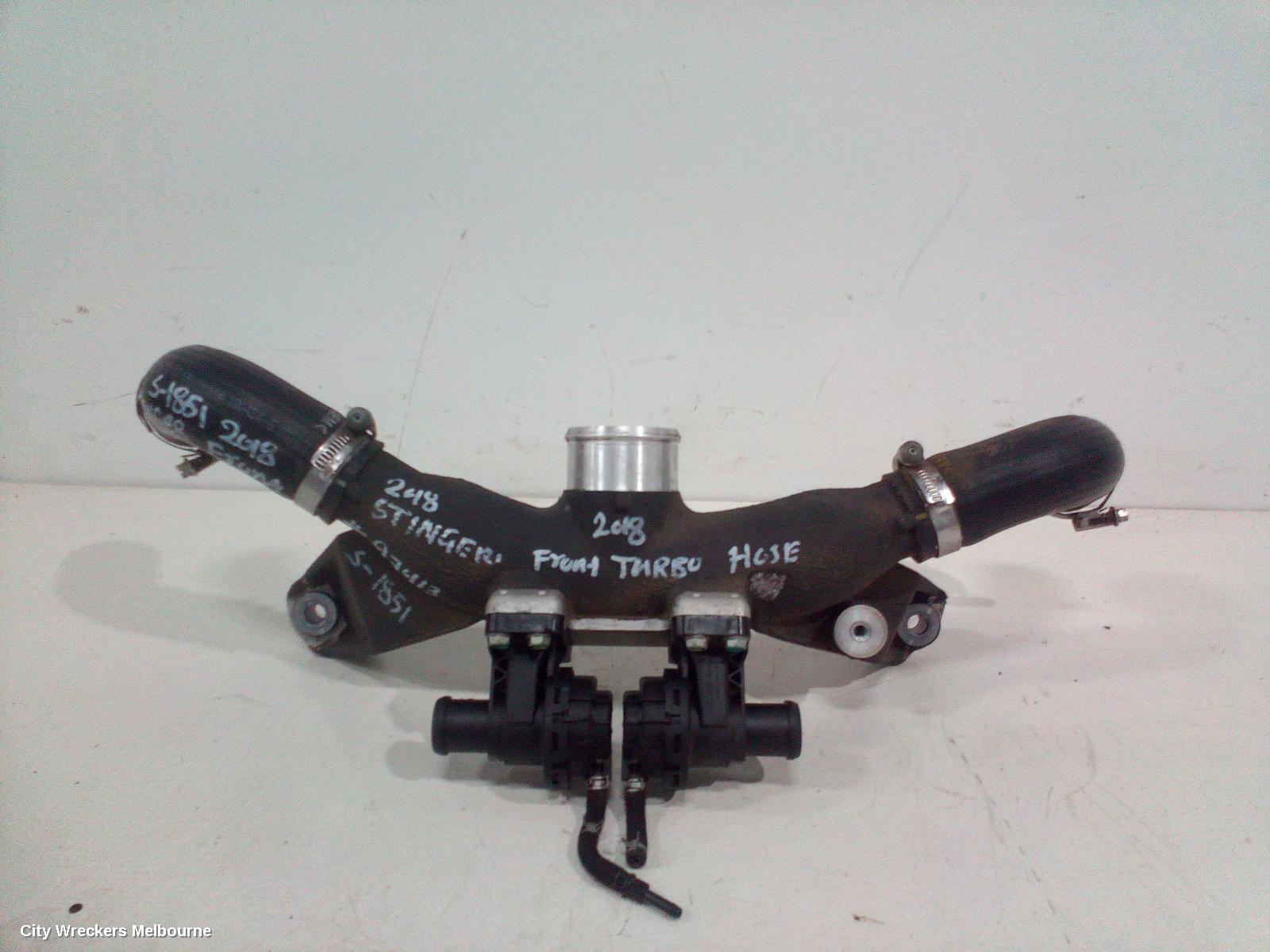 KIA STINGER, CK, 06/2017 - 04/2023, FRONT TURBO HOSE : 97413
