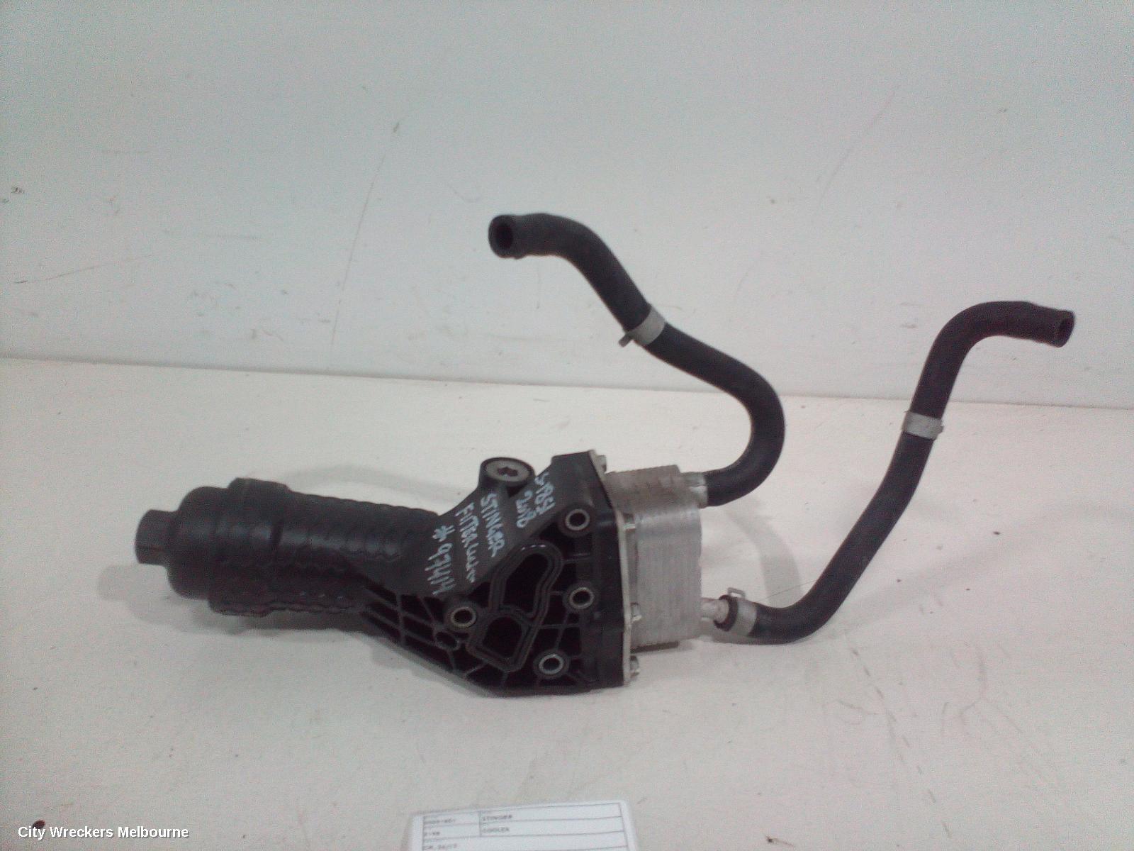 KIA STINGER COOLER, TRANSMISSION OIL COOLER, PETROL, 3.3, G6DP, TWIN TURBO, CK, 06/2017 - 04/2023